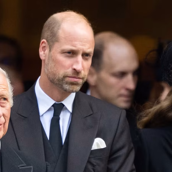 Prince William with King Charles and Princess Kate, reflecting on family challenges in 2025